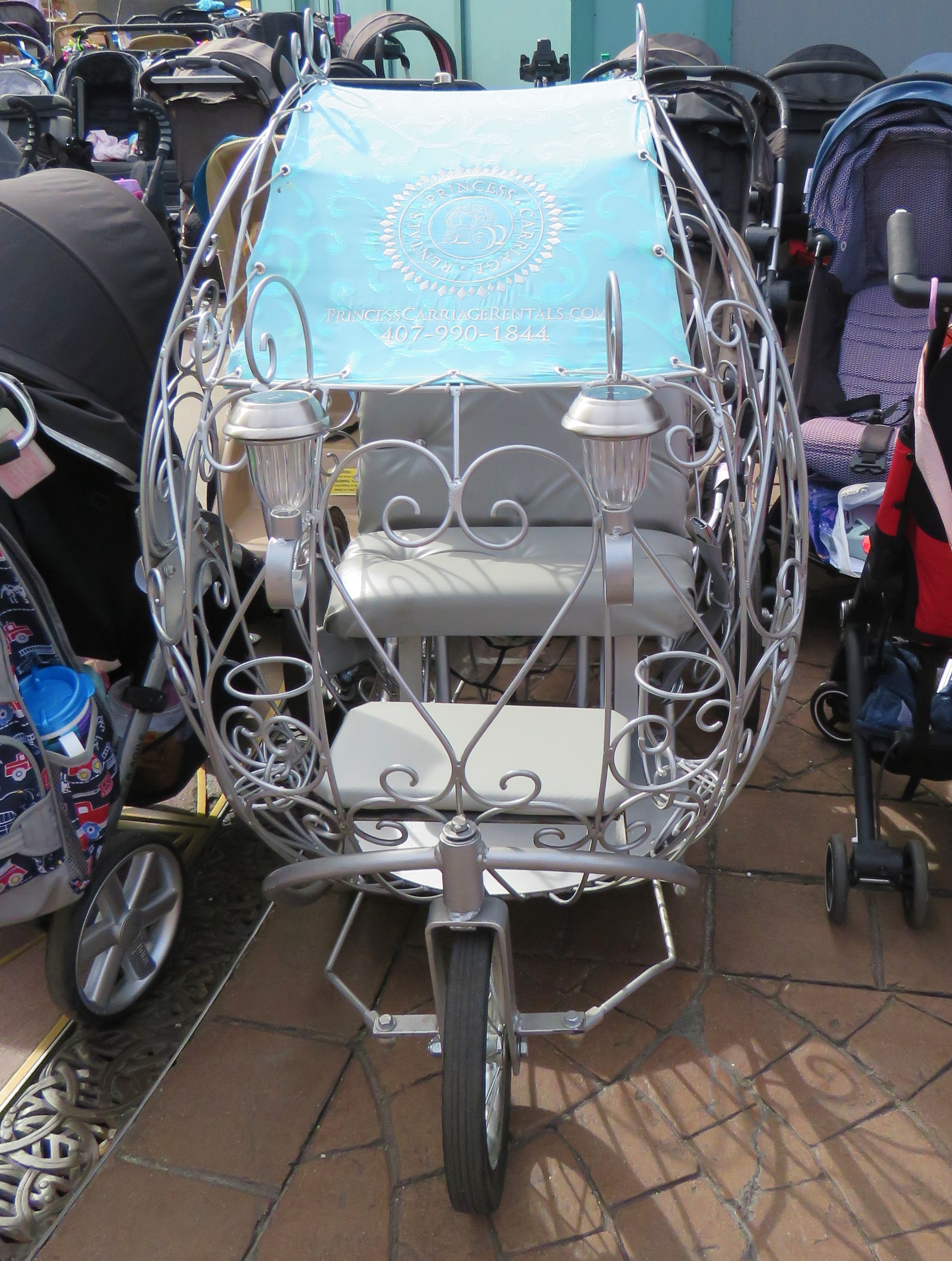 cinderella carriage stroller rental disney world