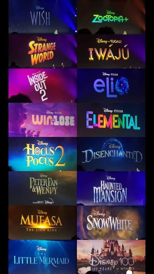 Disney has 20+ Movies Coming Out in 2023-2024